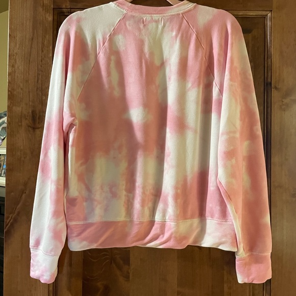 Love by Gap pink and white tie-dye lounge shirt - Picture 4 of 4